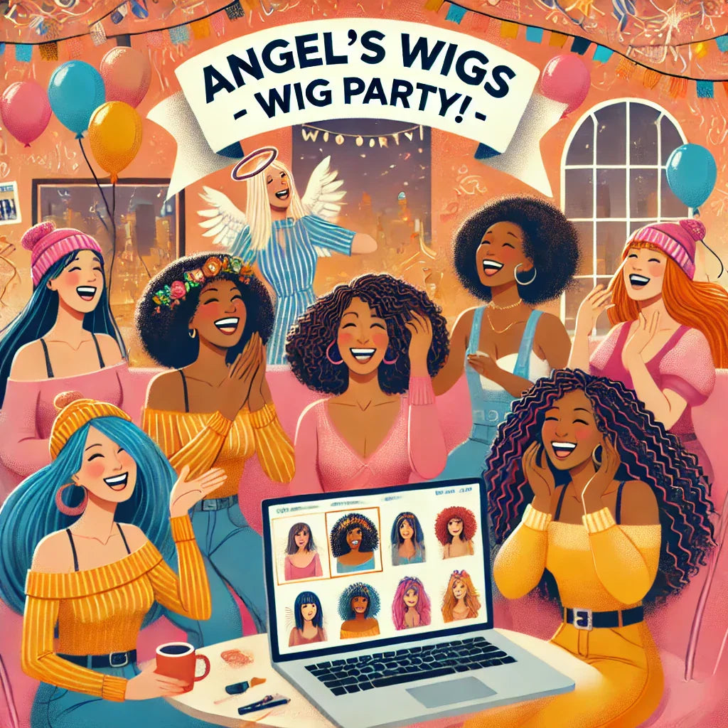 Turn Hair Loss into a Celebration: Host a Wig Party with Angel’s Wigs!