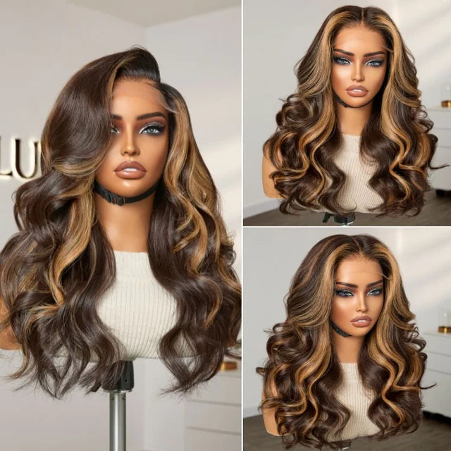 Luvme Hair PartingMax Glueless Wig Loose Body Wave 7x6 Closure HD Lace Pre Cut & Plucked & Bleached Ready to Go