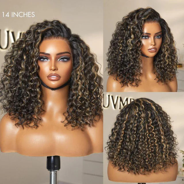 LuvMe Water Wave 360 Lace Long Wig 100% Human Hair Pre-bleached & Pre-plucked & Pre-Cut Lace